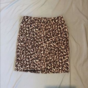 Leopard print merona skirt